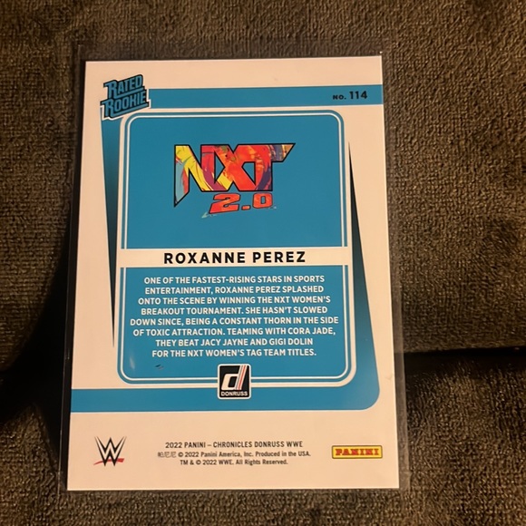 2 card Roxanne Perez RC Lot - Picture 4 of 6